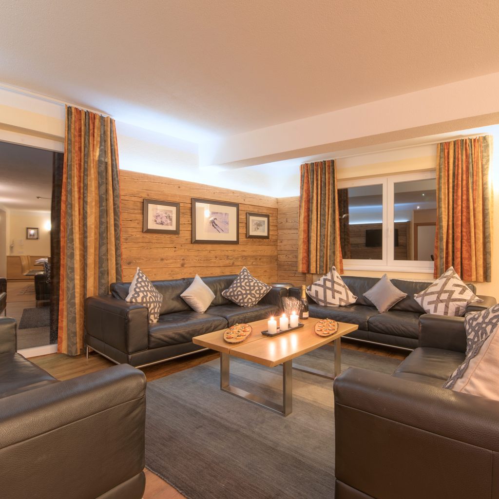 Chalet Gamskar living