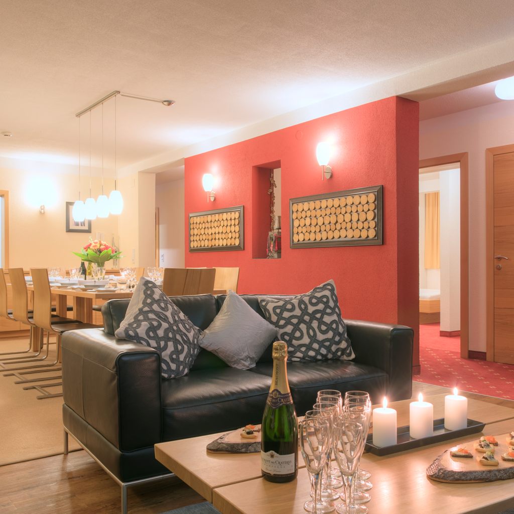 Chalet Gamskar living room